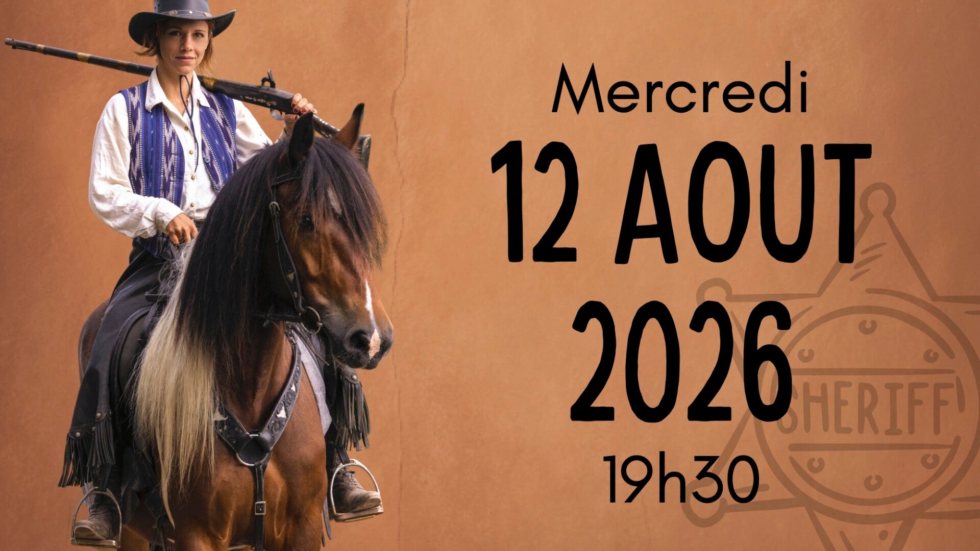 SPECTACLE mercredi 12 août 2026, 19h30