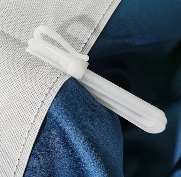 Gordijn haakjes verstelbare plastic inschuif gordijnhaak 5 cm 2 x 60 stuks