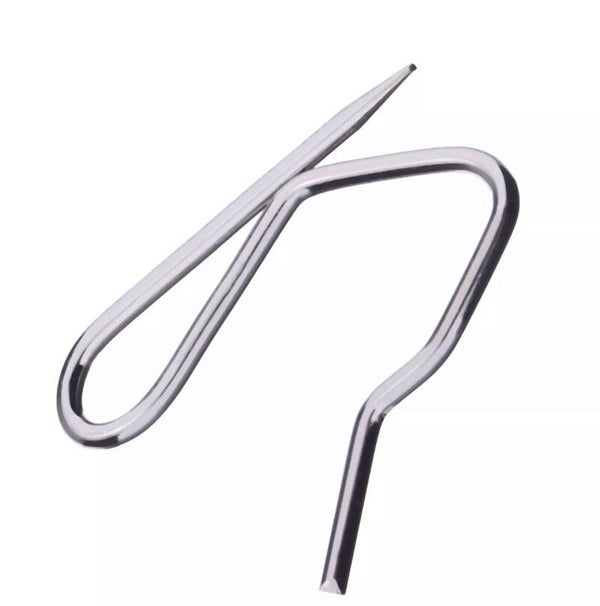 Gordijn haakjes prikhaken groot 20 stuks (INSTEEKHAAK GROOT )