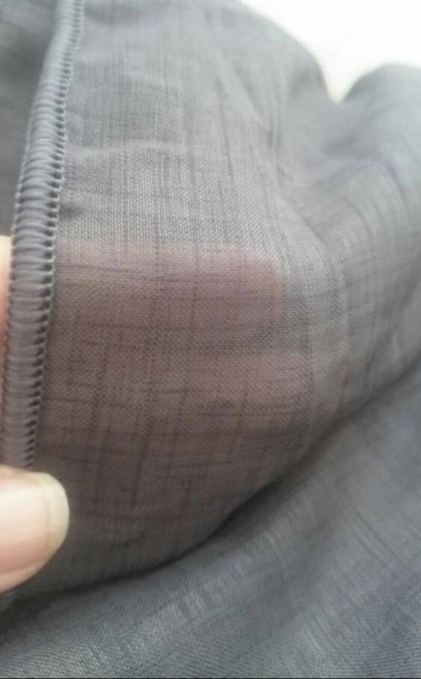 Vitrage Inbetween stof(dunne stof) D.grijs 7 meter