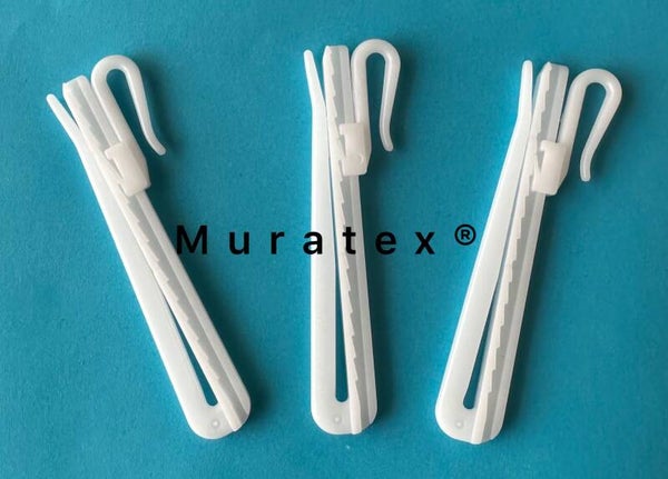 Gordijn haakjes verstelbare plastic inschuif gordijnhaak 9 cm 2 X 40 stuks