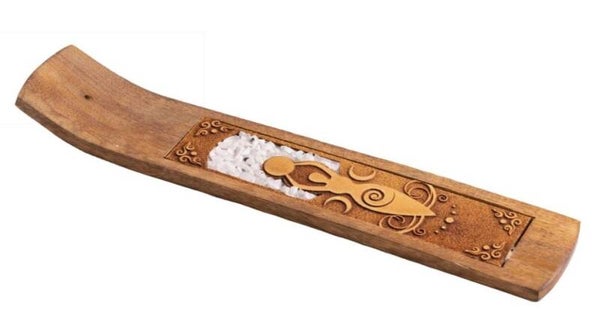 Räucherstäbchen & Kegel Halter Mondgottheit Mondstein