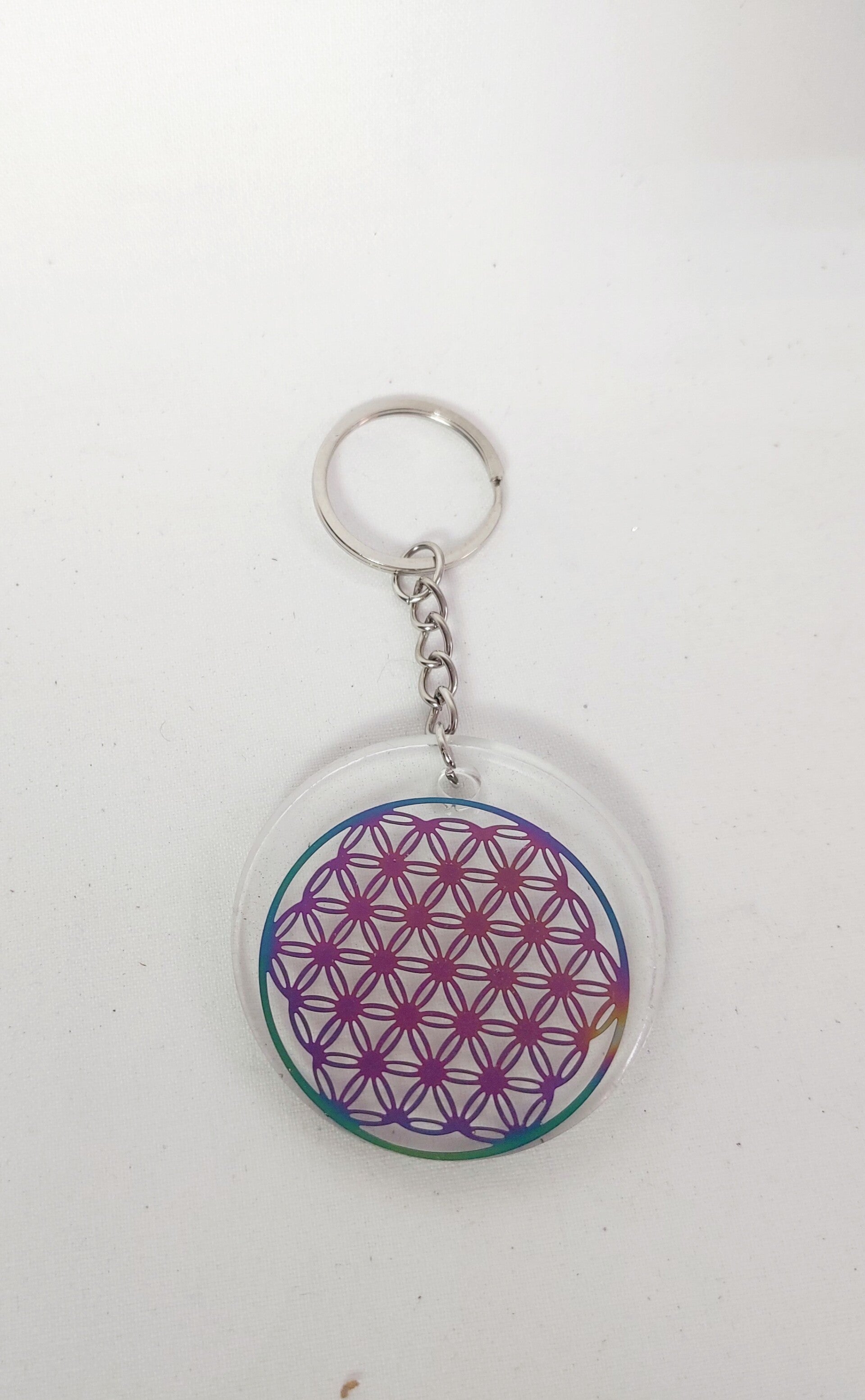 Schlüsselanhänger Lebensblume/ Blume des Lebens