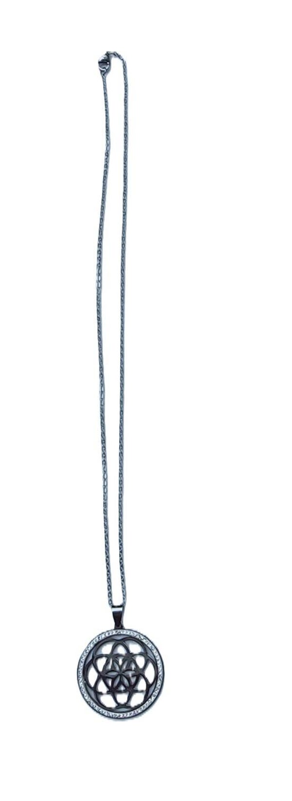 Halskette Same des Lebens silber glitzer