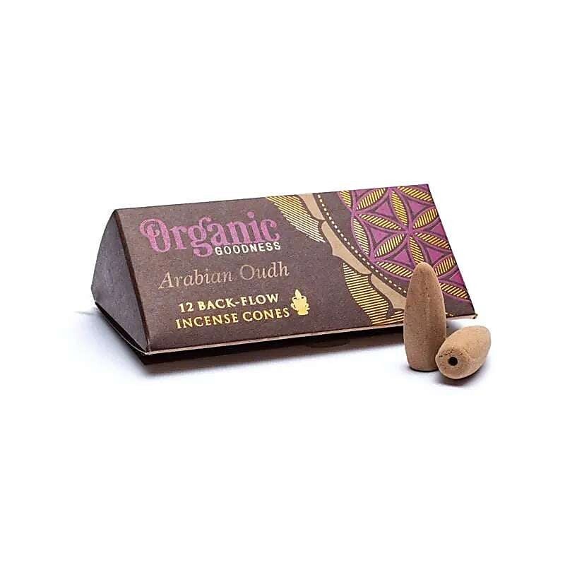 Organic Goodness Arabisches Oudh/ Arabian Oudh  natürliche Rückfluss Räucherkegel