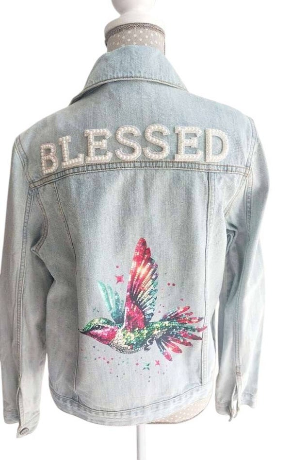 OVS Jeansjacke "Blessed" Kolibri Gr. 36