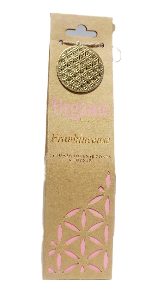 Organic Goodness Weihrauchkegel + Halter Weihrauch