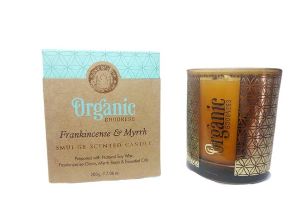 Organic Goodness Duftkerze Weihrauch & Myrrhe/ Frankincense & Myrrh