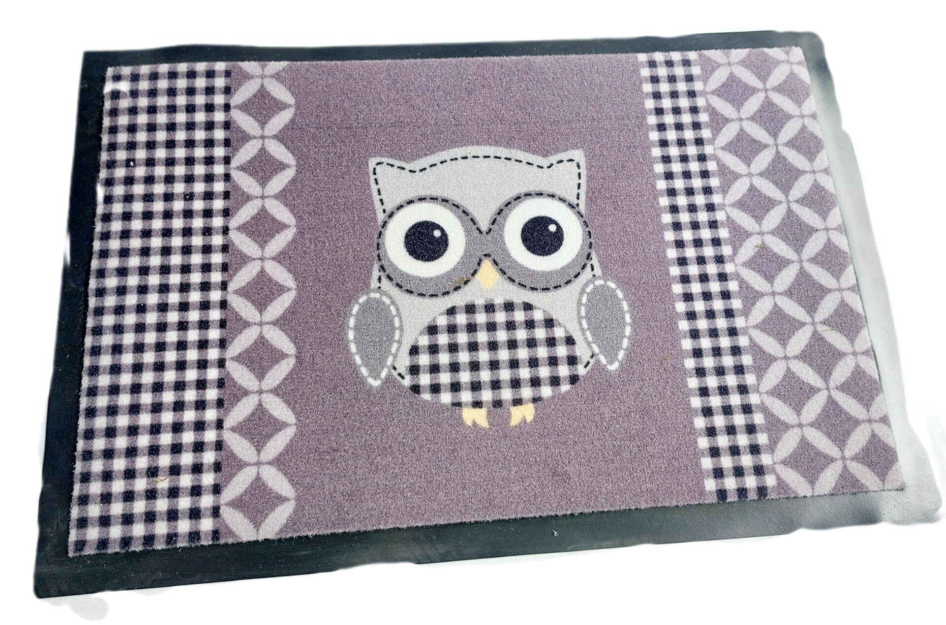 Fußmatten/Schmutzfangmatten Eule grau