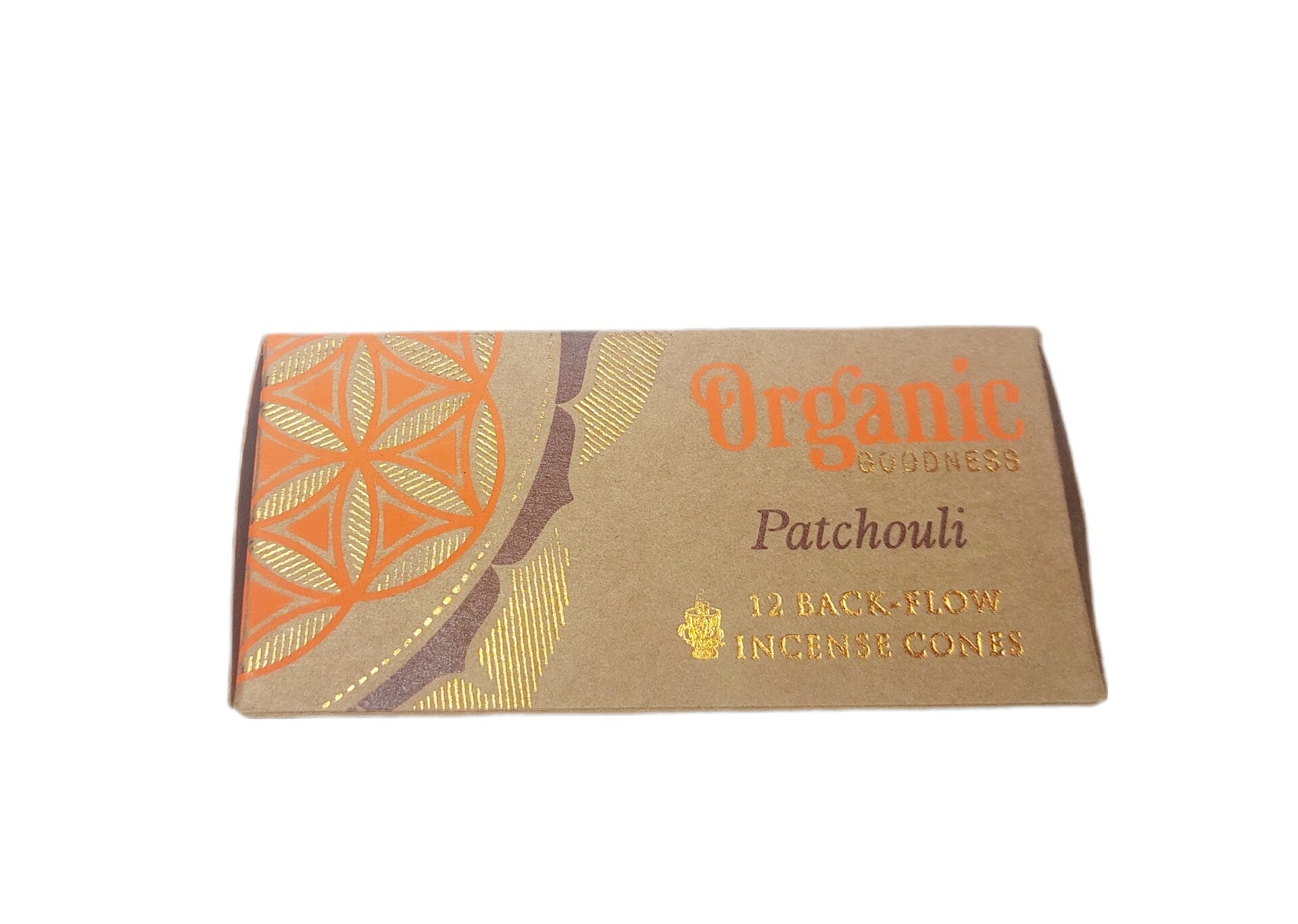 Organic Goodness Patchouli natürliche Rückfluss Räucherkegel