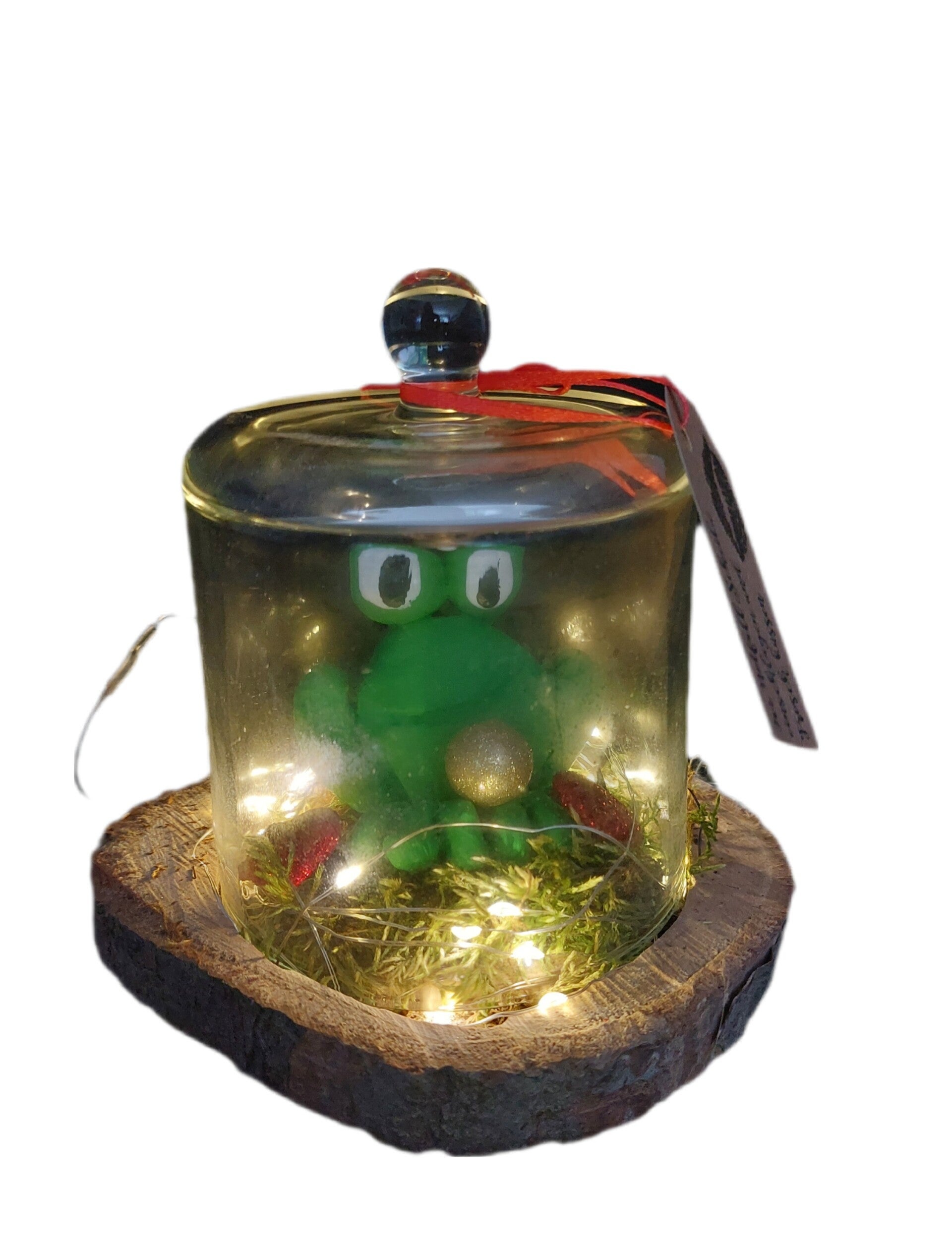 Froschkönig im Glas