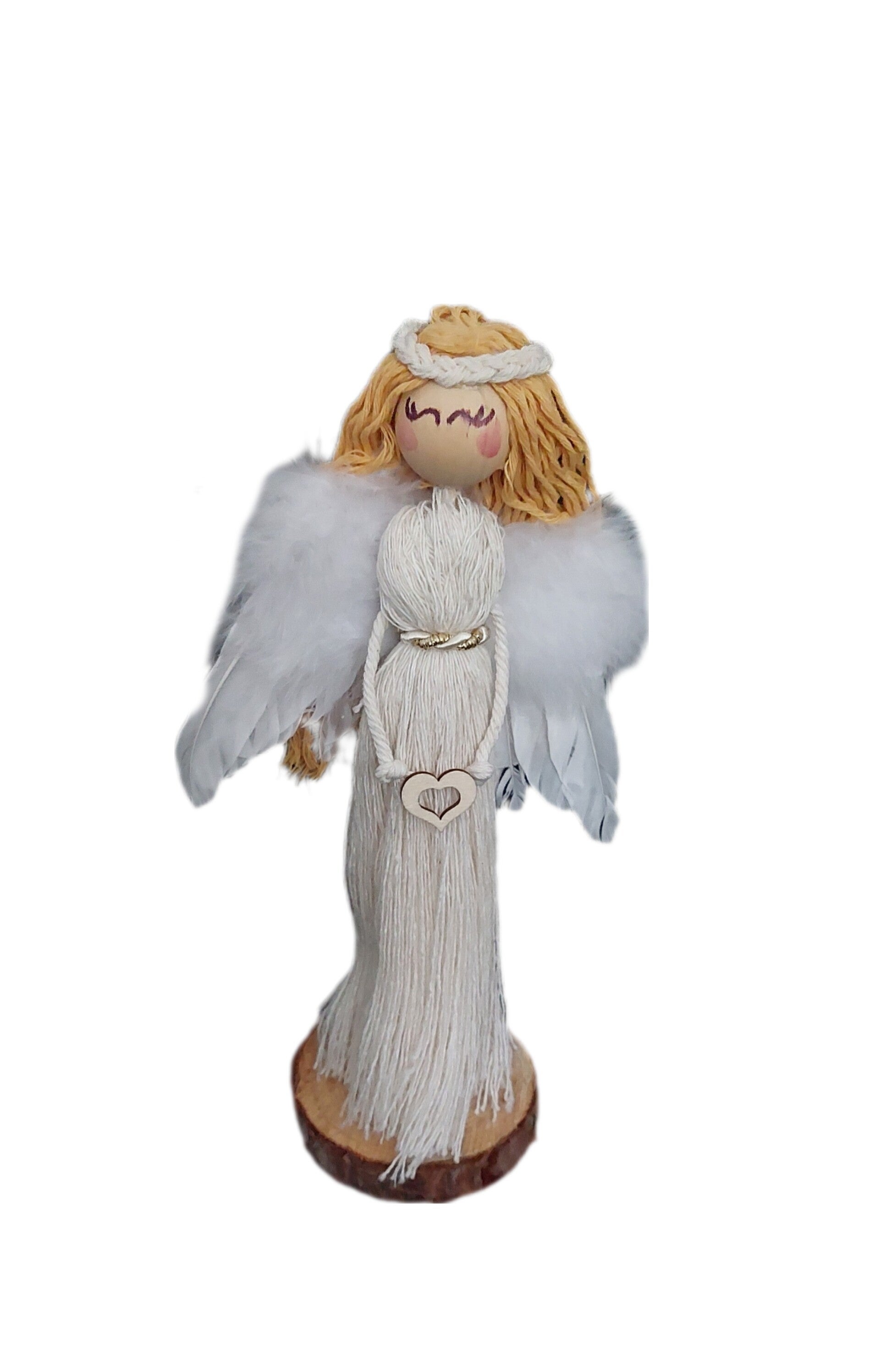 Engel "blond", Federflügel