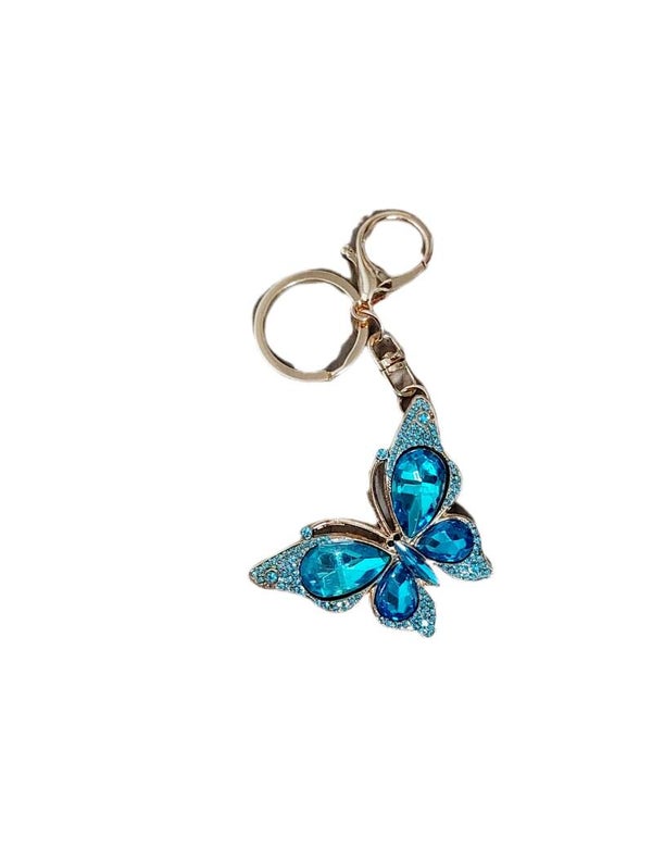 Schlüsselanhänger Schmetterling blau