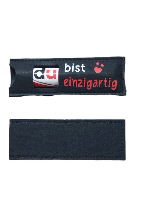 "DU bist einzigartig" schwarz