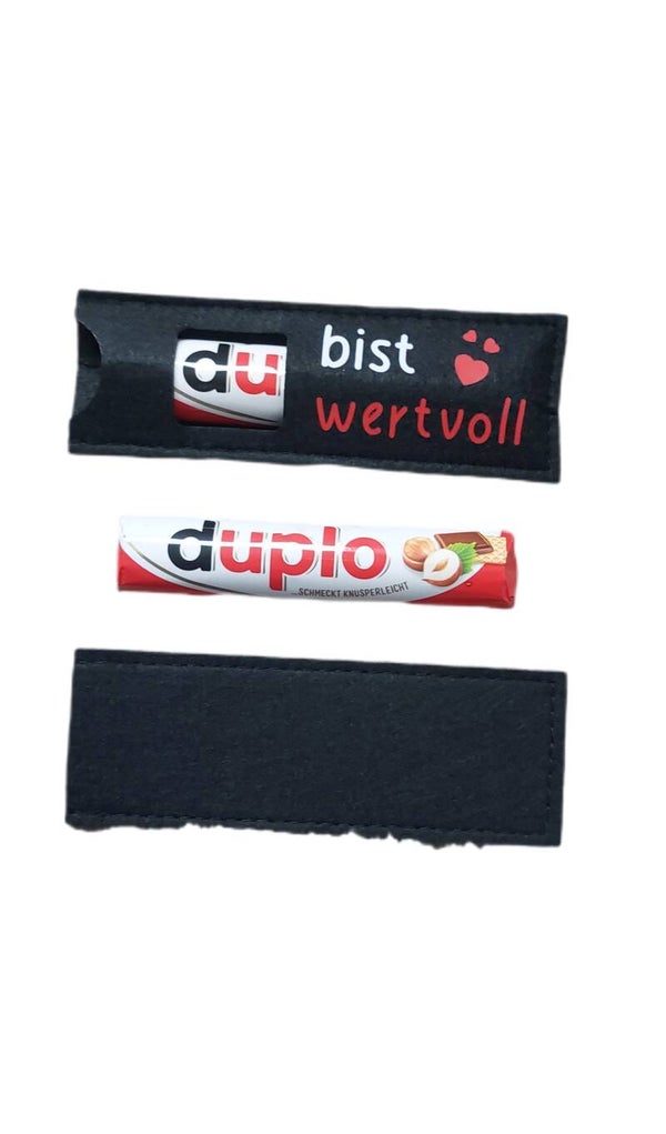 "DU bist wertvoll" schwarz