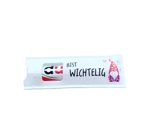 "DU bist wichtelig" rosa