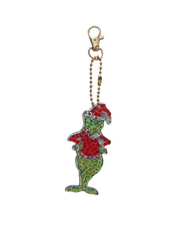 Diamond Painting Schlüsselanhänger/Taschenanhänger "Grinch"