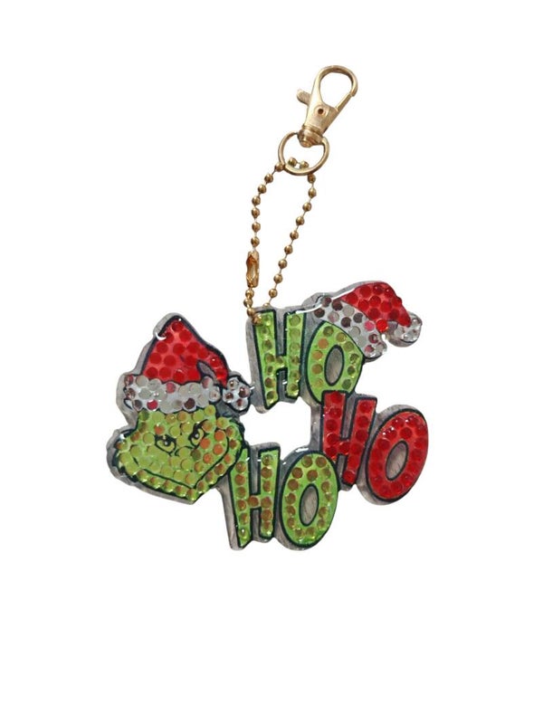 Diamond Painting Schlüsselanhänger/Taschenanhänger "Grinch"