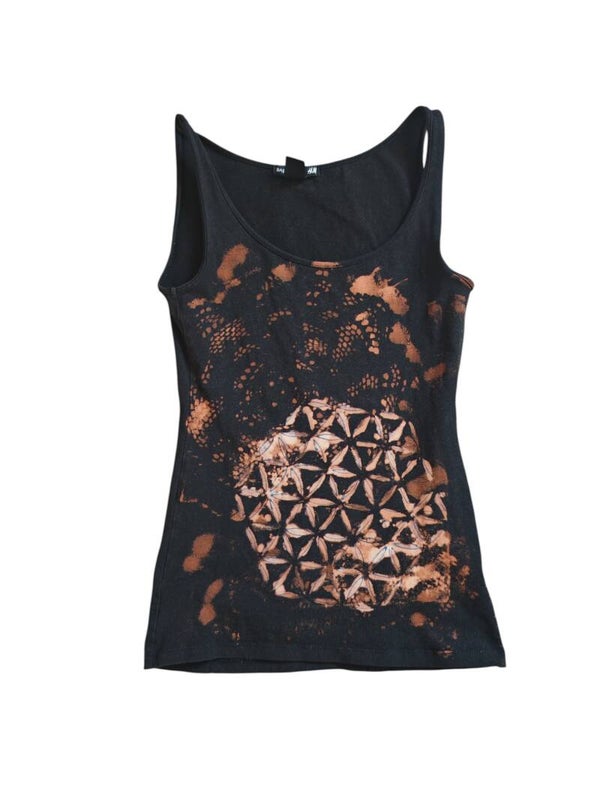 H&M Upcycling Batik Tank Top Gr. XS