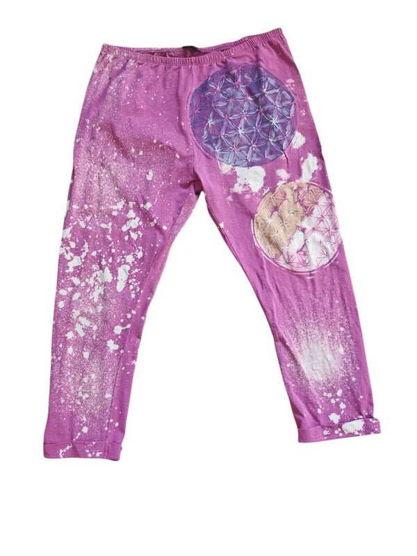 Laura Torelli Upcycling Batik Caprihose Gr. L