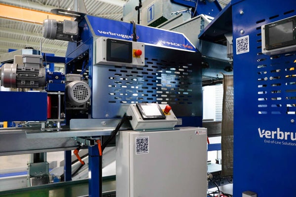 Verbruggen V-PACK 500 semiautomatische naaistraat