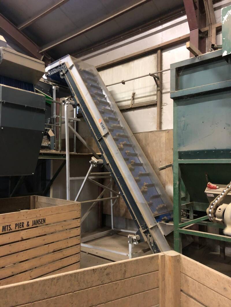 Opvoer transportband