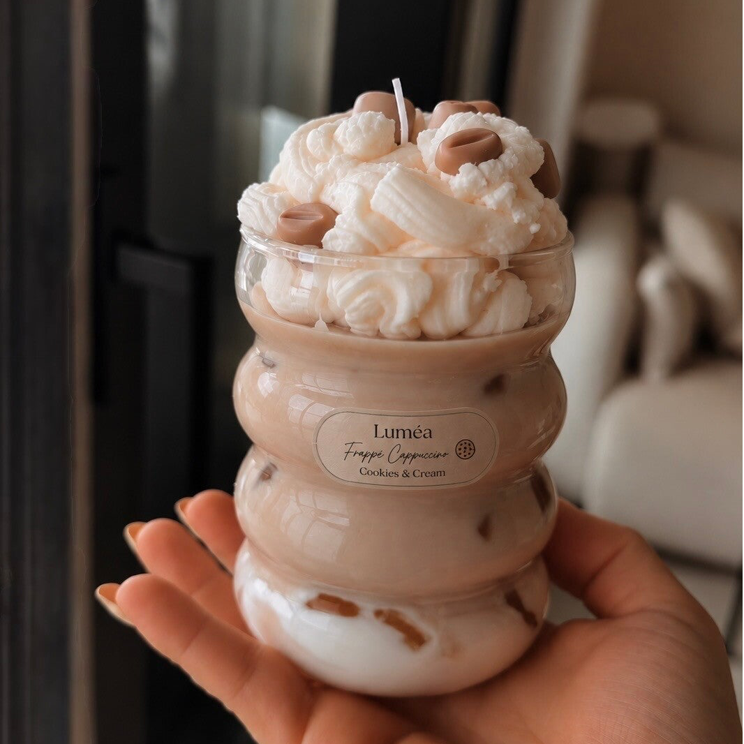 Frappé Cappuccino Cookies & Cream Candle ☕🍪