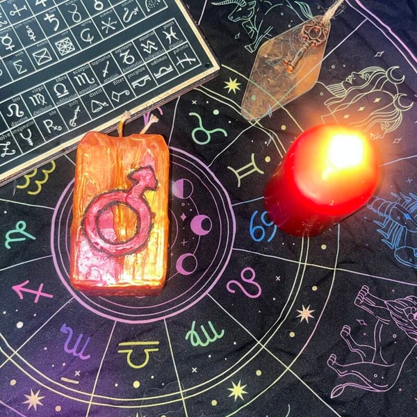 Bougie rituel MARS
