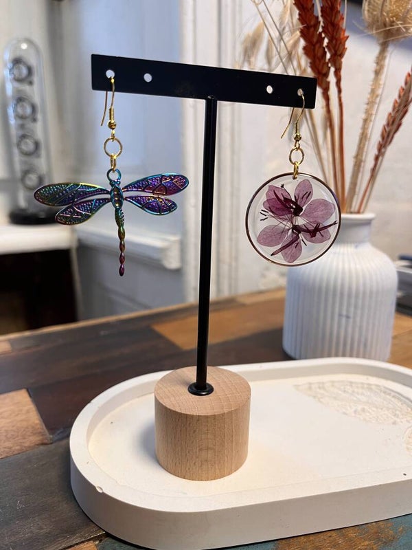 Boucles d'oreilles dépareillées