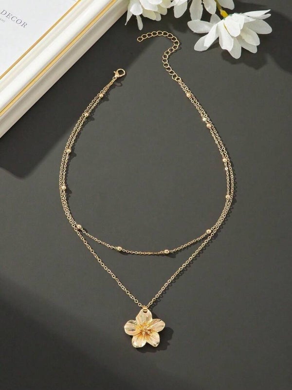 Collier Fleur Dorée