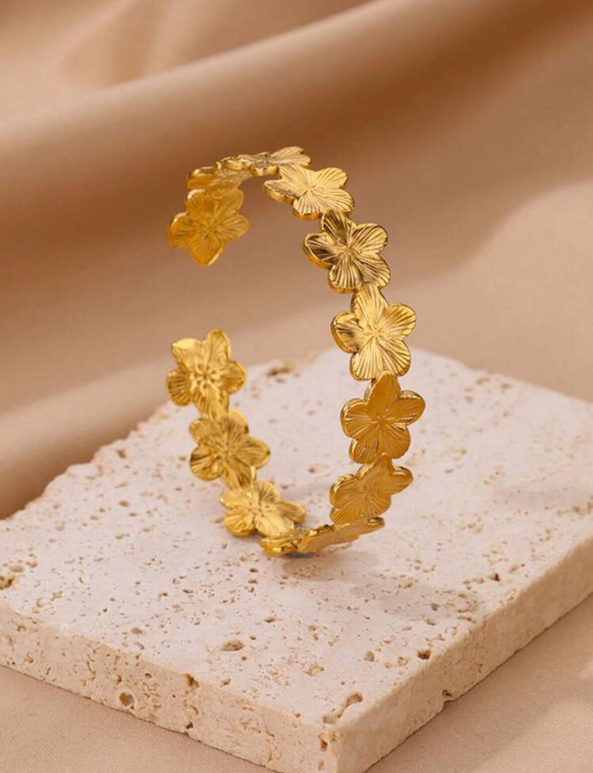 Bracelet jonc ouvert  – Style vintage & minimaliste