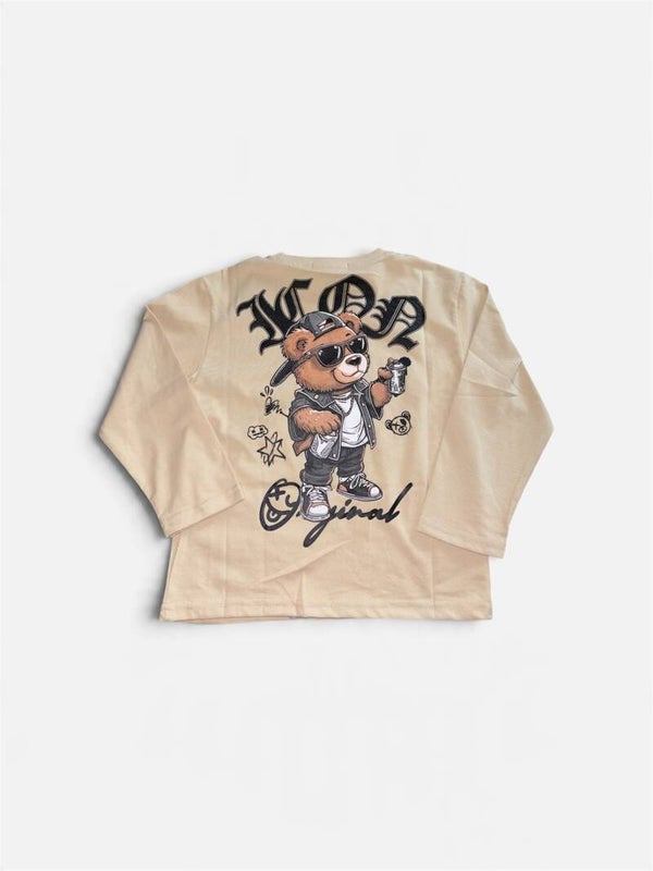 Icon longsleeve shirt beige