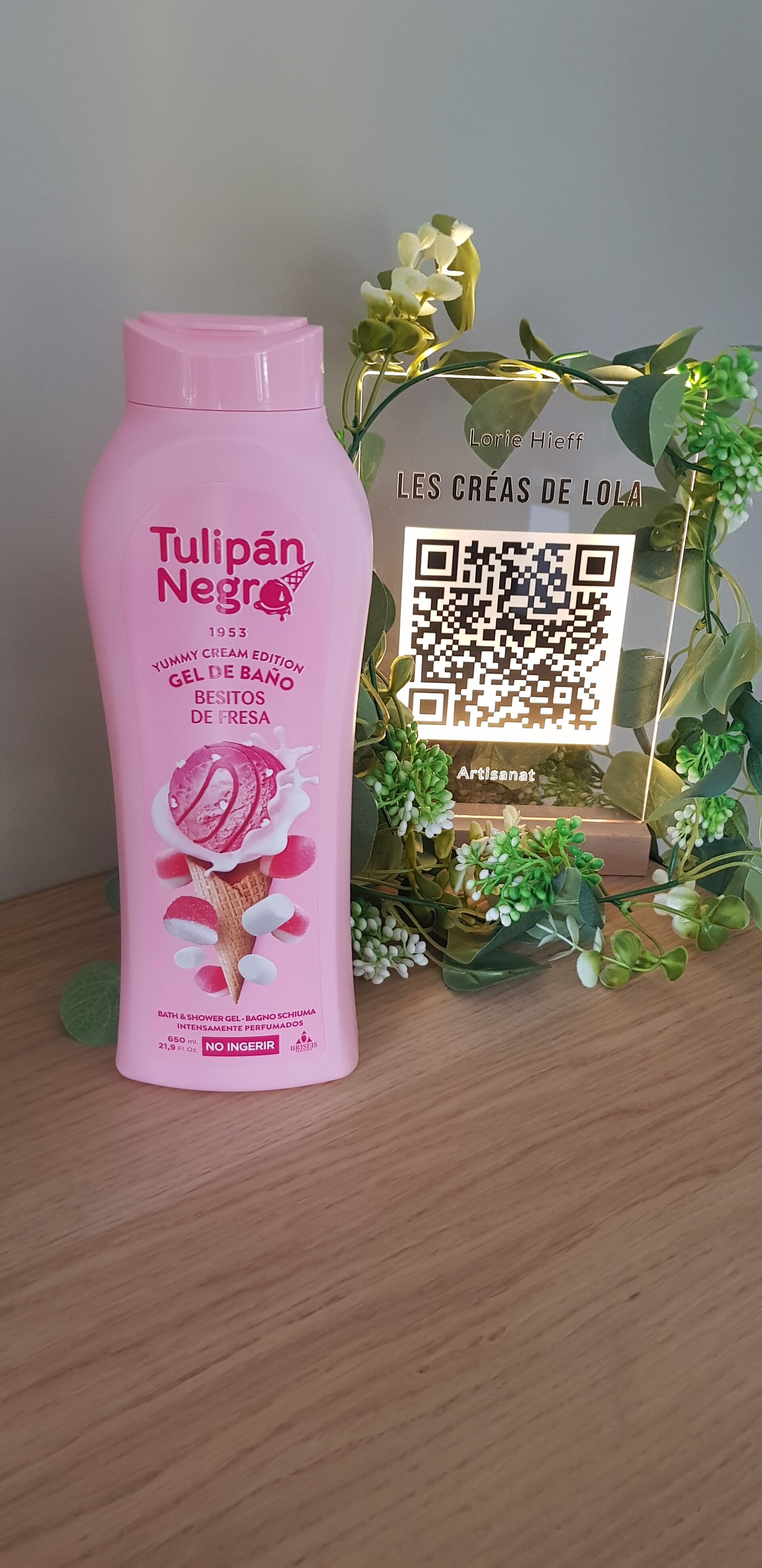 Savon Tulipan baiser à la fraise 650ml