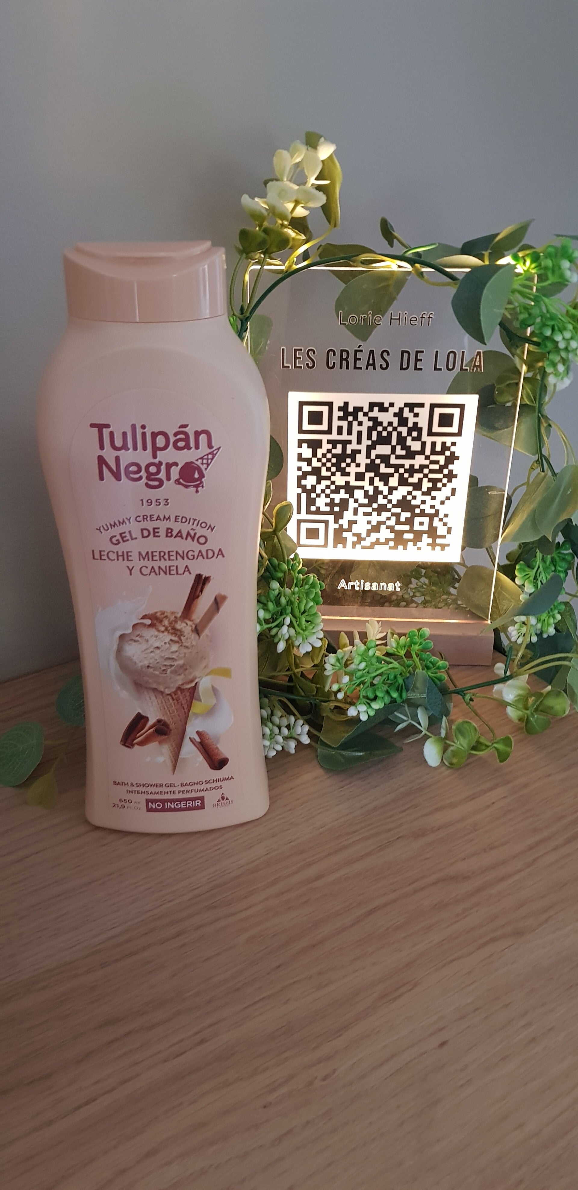Savon tulipan crème & cannelle 650ml