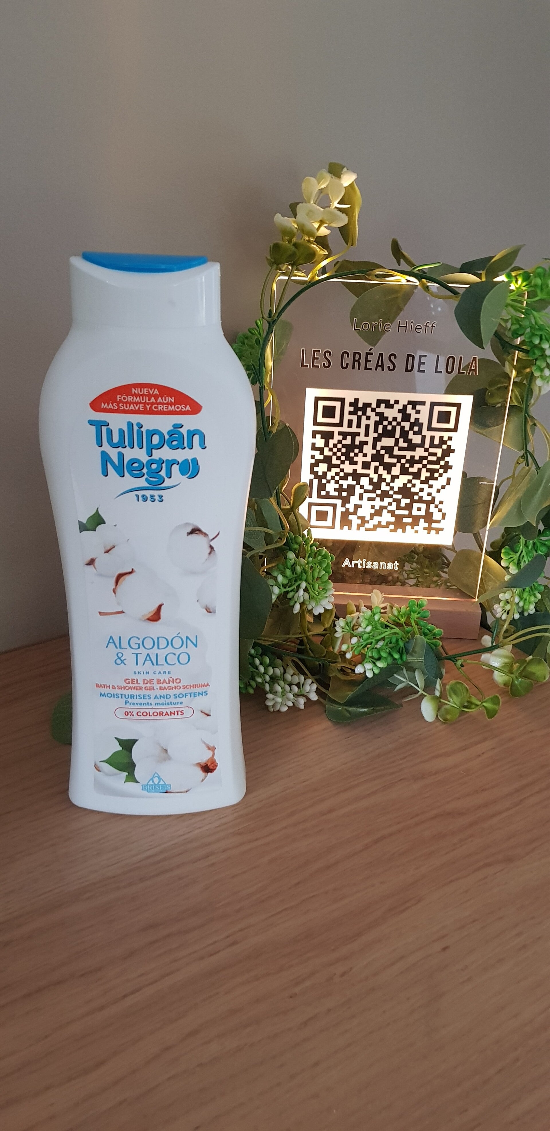 Savon Tulipan coton & talc 650 ml