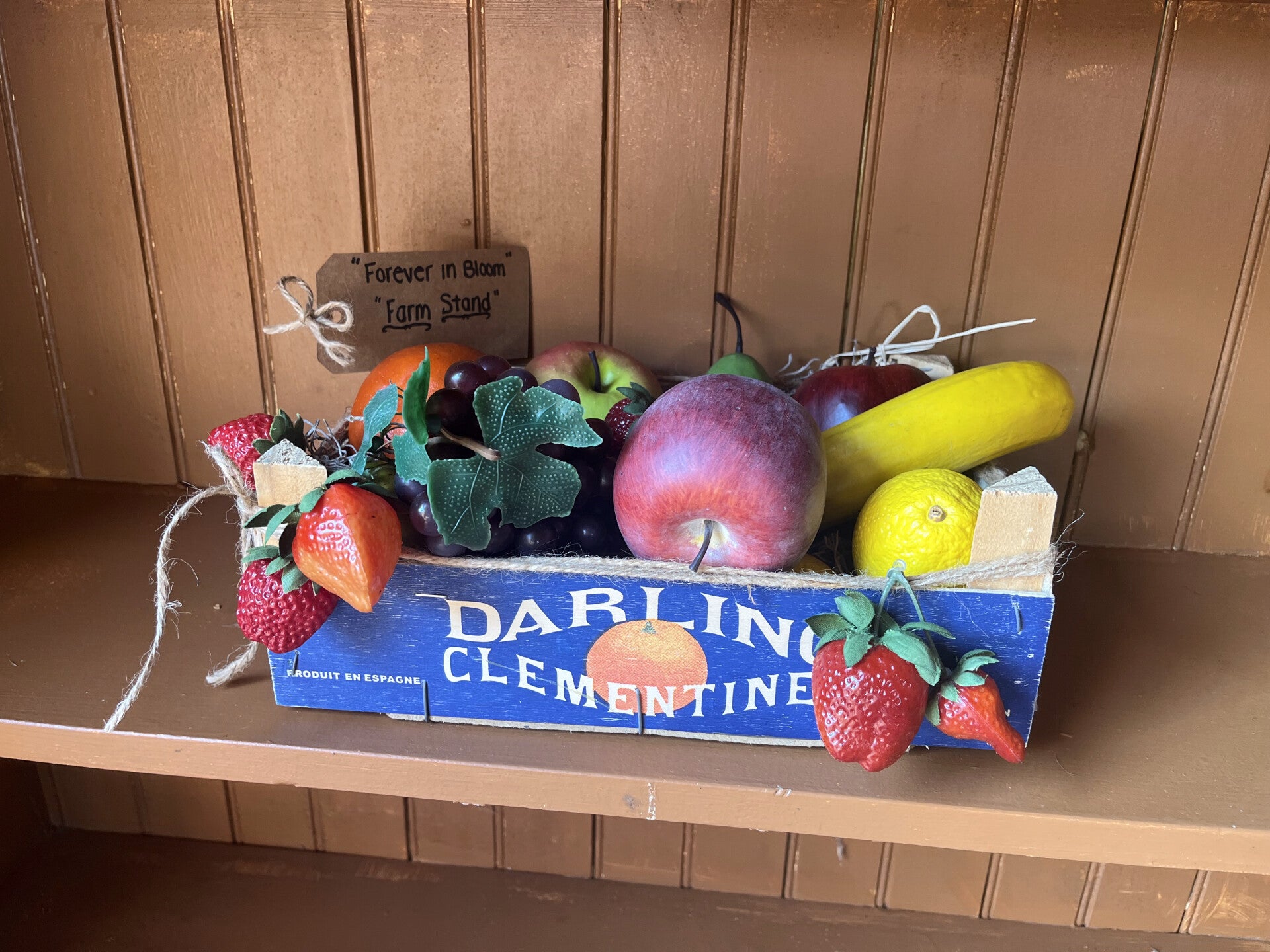 Vintage Farm Stand Fruit Crate