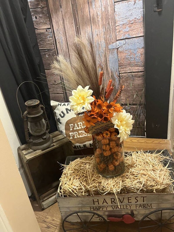 Pumpkin Harvest Glass