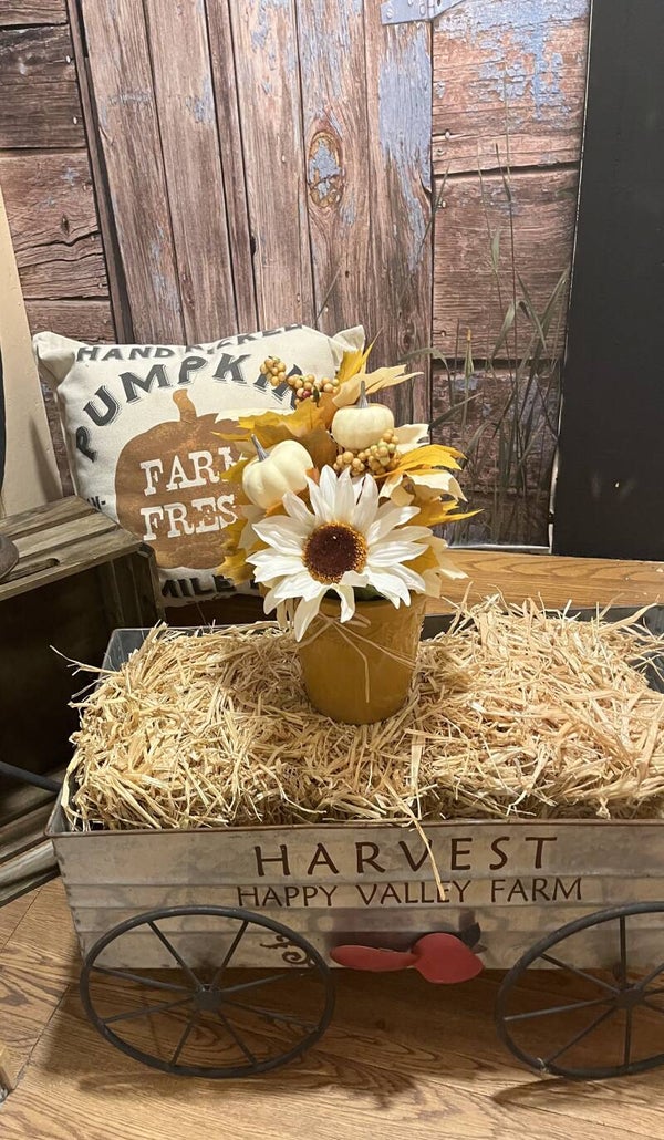 Golden Pumpkin Posy