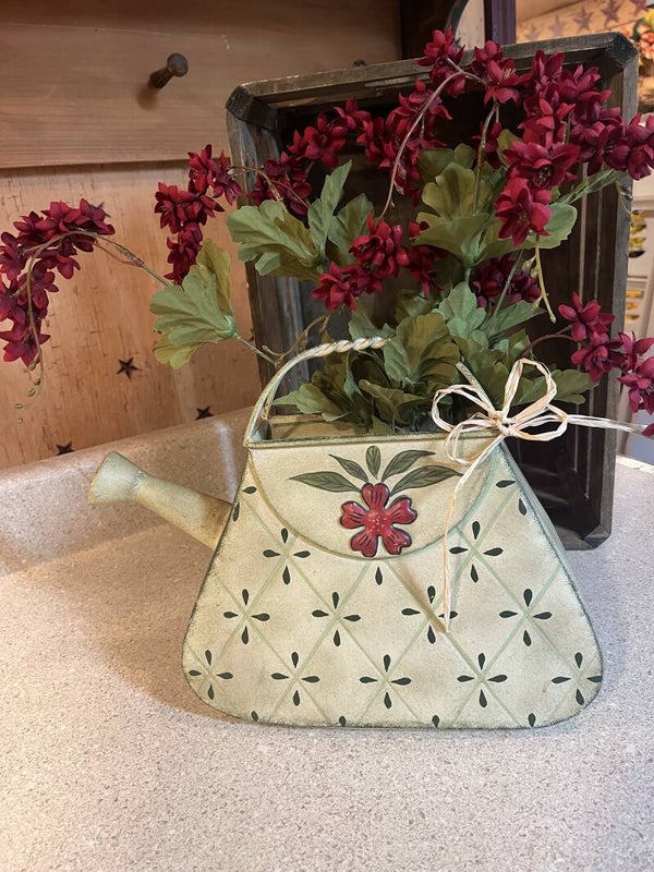 Burgundy Garden Purse