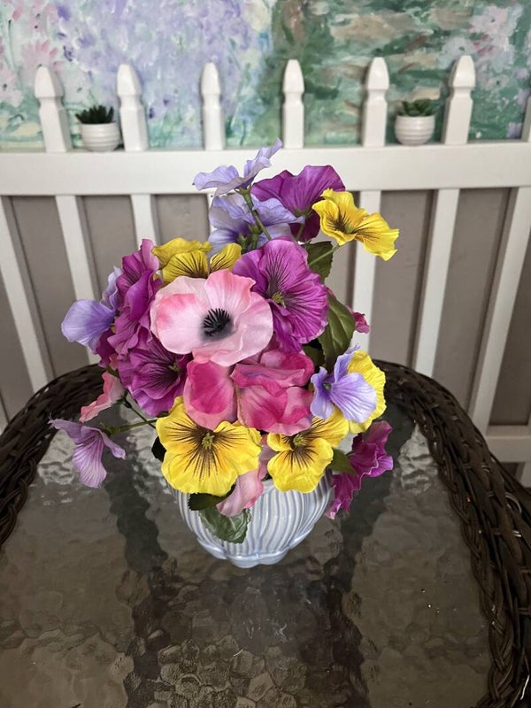 Pansy Garden Blooms