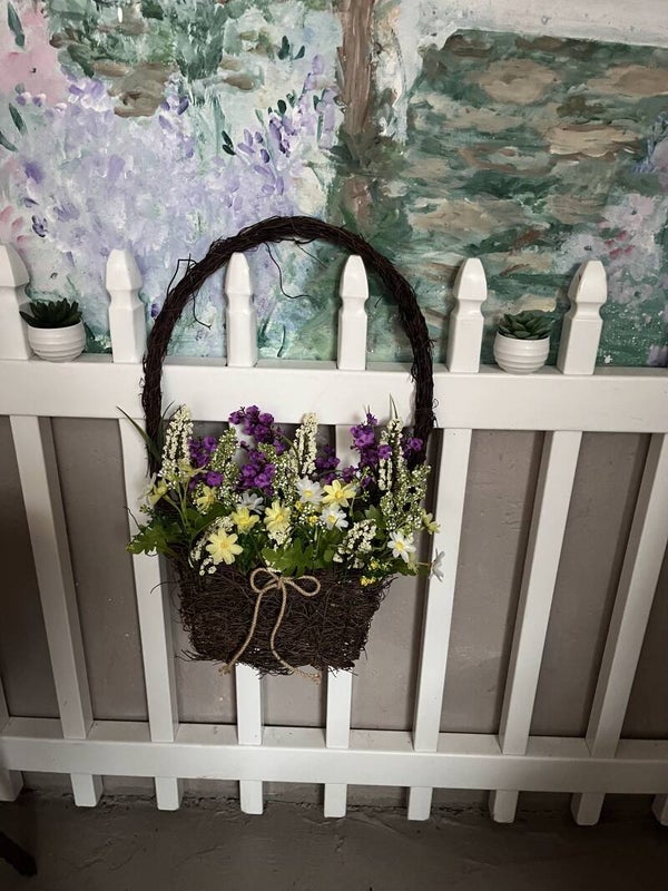 Purple Meadow Basket