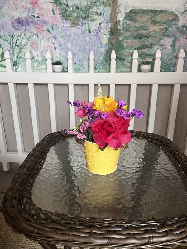 Butterfly Garden Tin