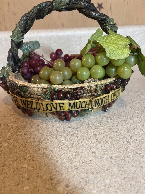 Vintage Vineyard Basket