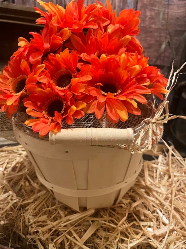 Harvest Sunflower Basket