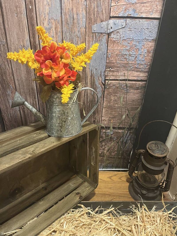 Golden Harvest Watering Can