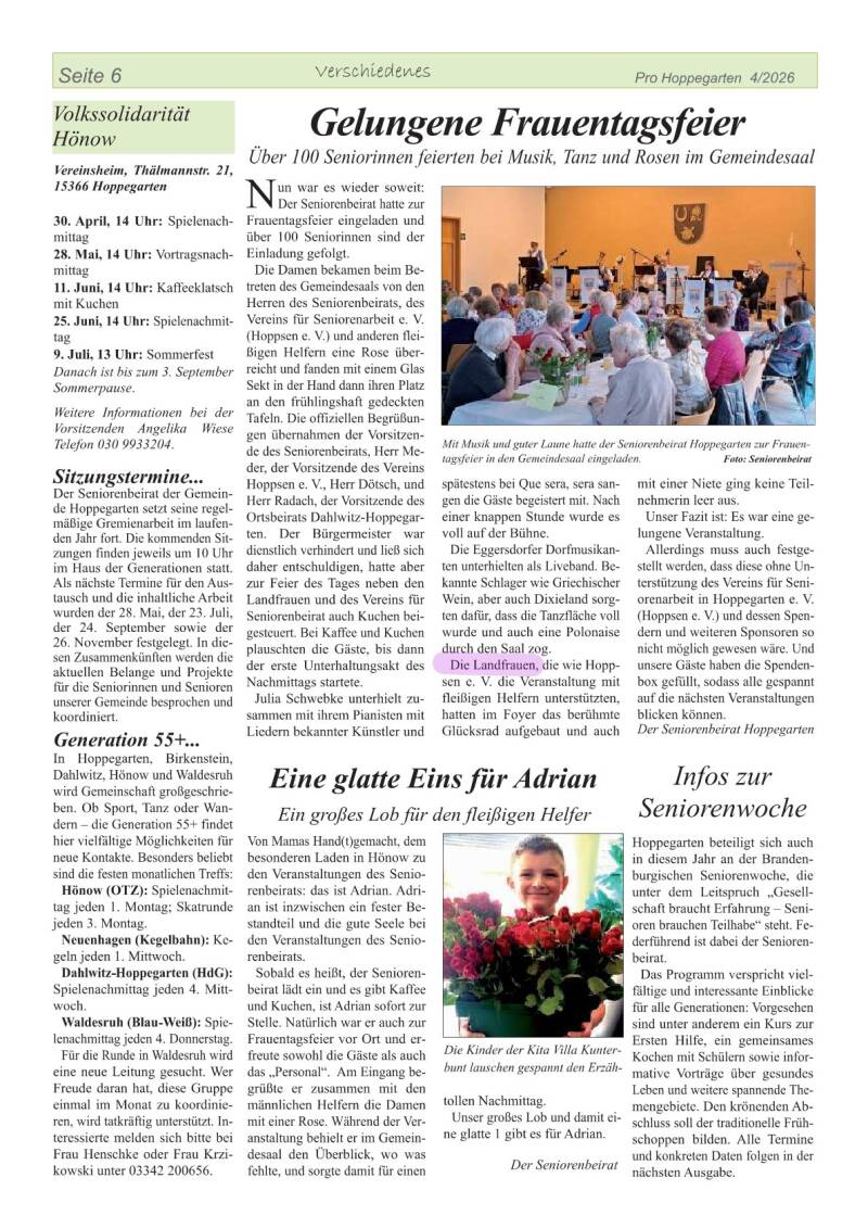 Auszug ProHoppegarten 04/2026