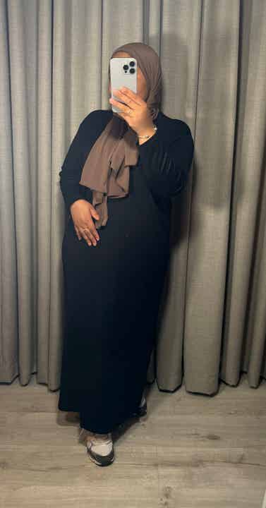 Jersey dress Black