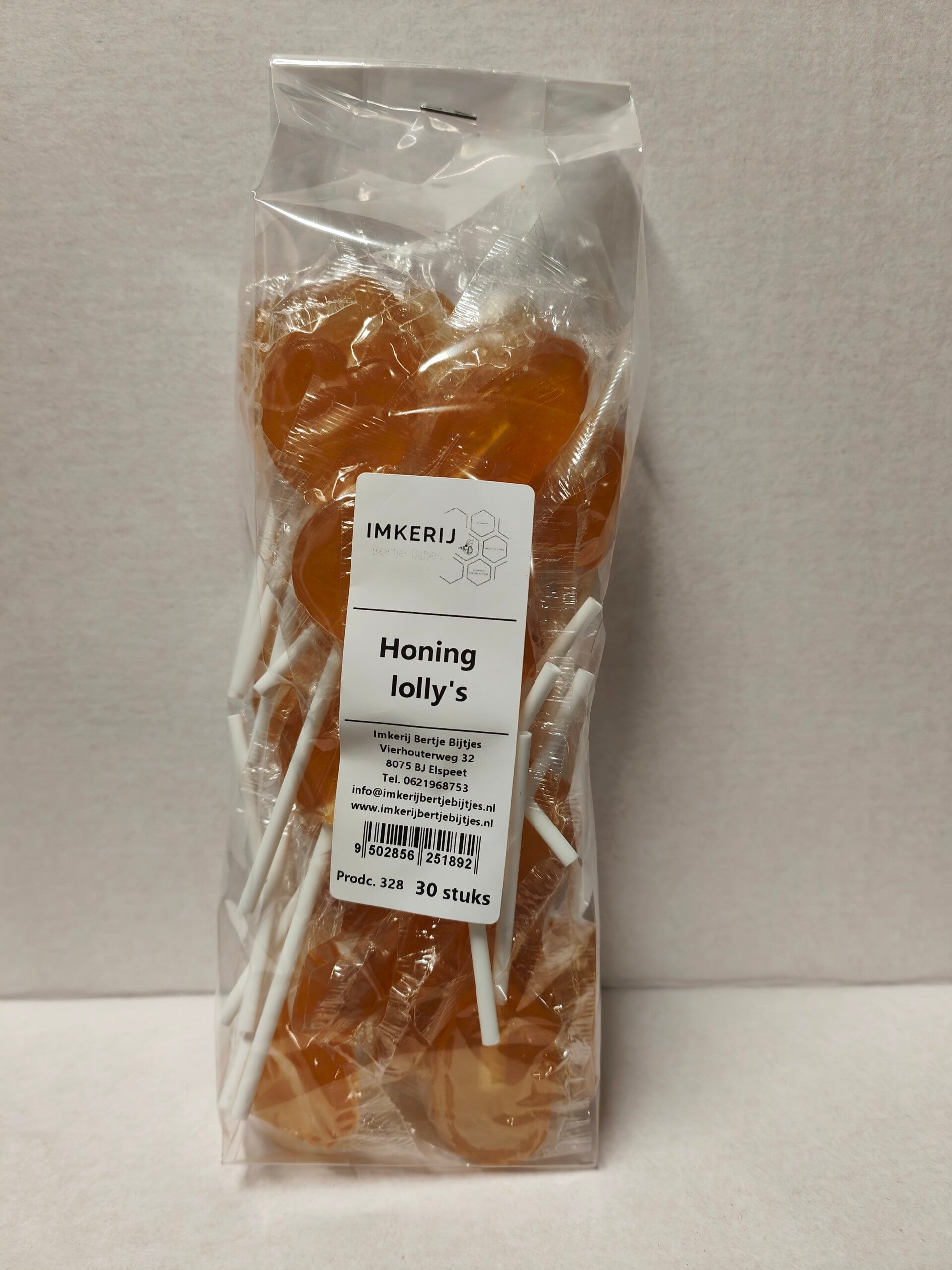 Honing lolly's 30 stuks