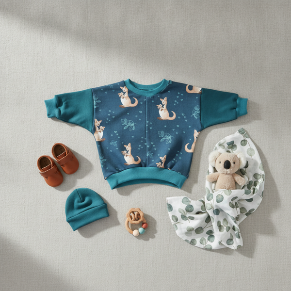 Baby-Pullis aus Jersey / French Terry – Größe 56