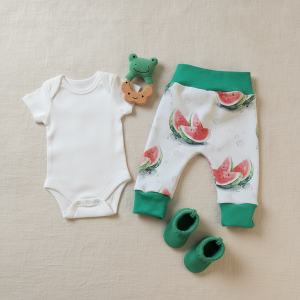 Baby-Hose aus Ripp-Jersey – Größe 50–56